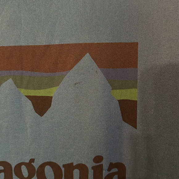 Patagonia Men’s Capilene Baselayer Short Sleeve Tee Shirt Blue Size L-XL - Picture 4 of 13